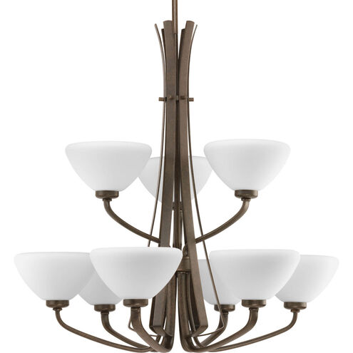 Rave 9 Light 27 inch Forged Bronze Chandelier Ceiling Light