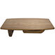 Douglas 72 X 37 inch Dark Walnut Coffee Table