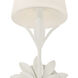 Broche Bath Sconce Wall Light in Matte White