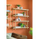 Two Tiers 36.2 X 20.5 X 9.8 inch Natural Shelf