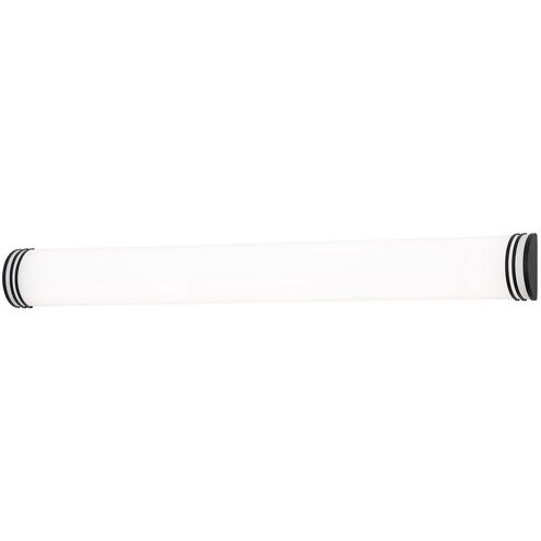 Palmer LED 48 inch Black Vanity Light Wall Light