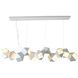 Canada 11 Light 13.8 inch White Chandelier Ceiling Light
