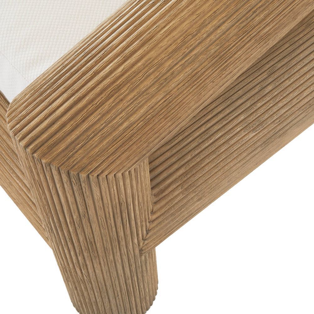 Easley Beluga and Honey Outdoor Chair