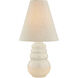 Tybee 30 inch 15 watt Aged Brass/Ceramic Elemental White Table Lamp Portable Light