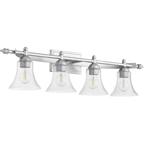Aspen 4 Light 36 inch Classic Nickel Vanity Light Wall Light