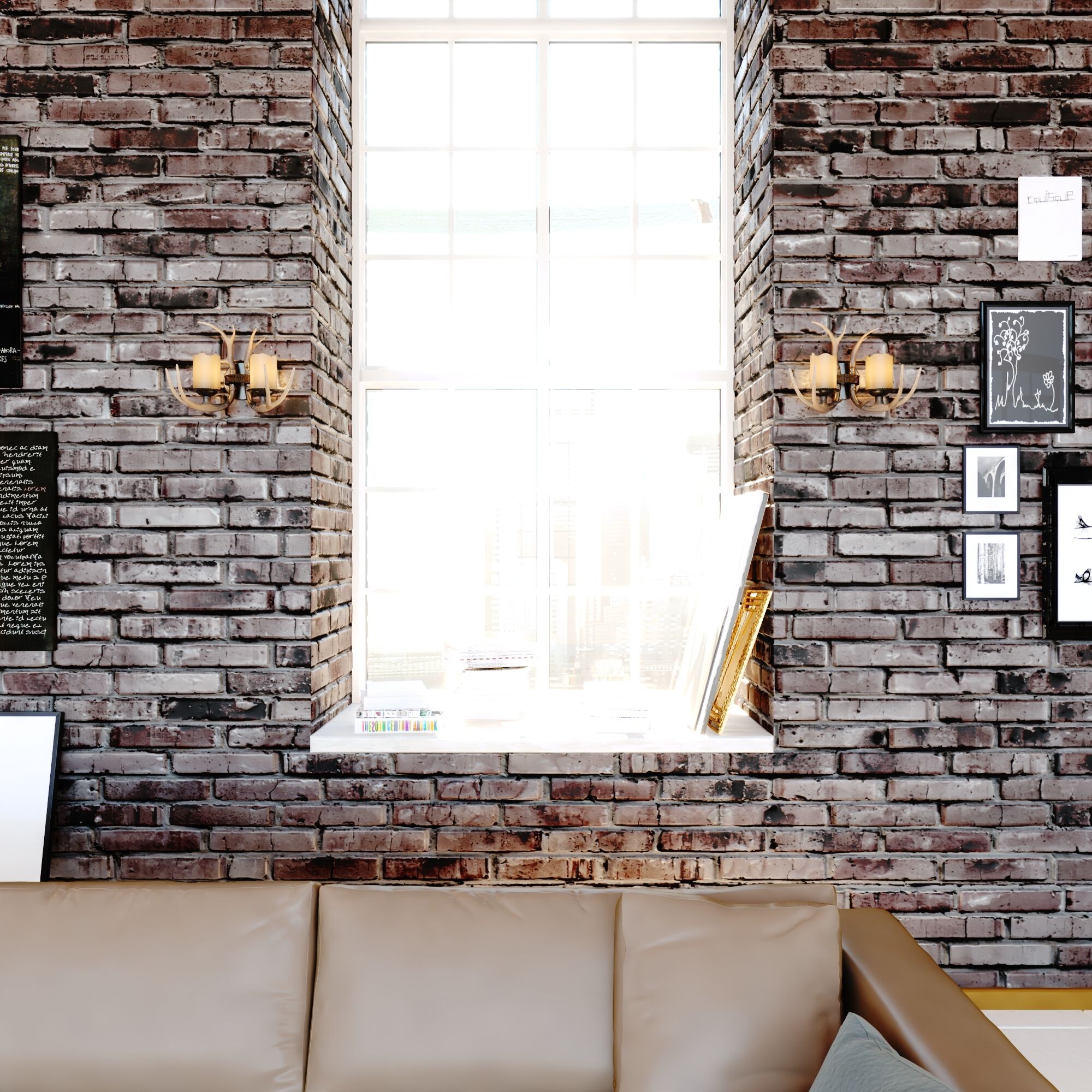 Yoho LED 16.75 inch Black Walnut Wall Light