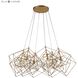 Connexions 6 Light 48 inch Gold Leaf Chandelier Ceiling Light