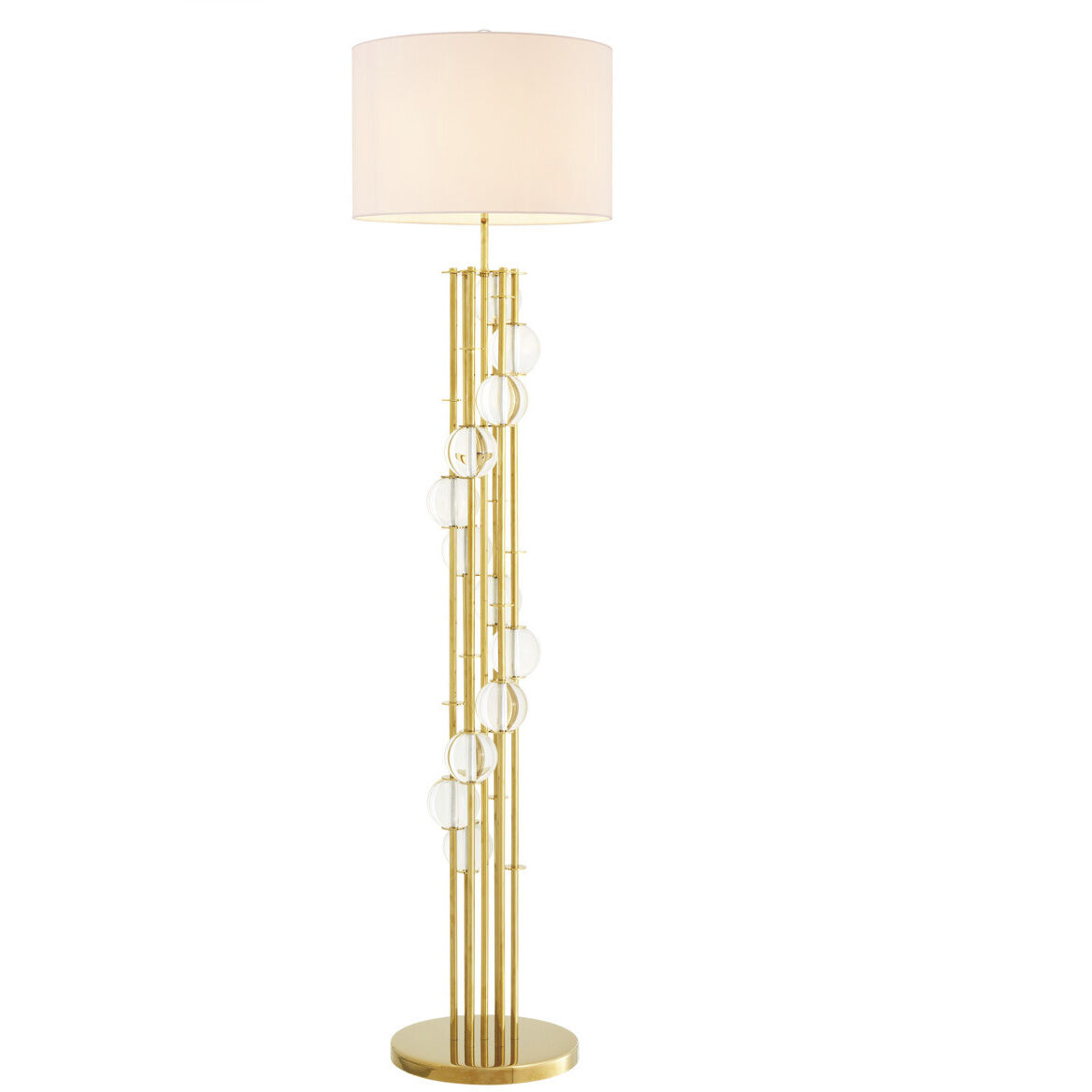 Lorenzo 69.29 inch 40 watt Gold Floor Lamp Portable Light