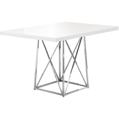 Massena 48 X 36 inch White Dining Table