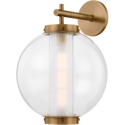 Marco 1 Light 18.25 inch Patina Brass Exterior Wall Sconce