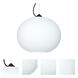 Jordo 1 Light Black Cable Pendant Ceiling Light