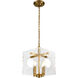 Td10 Series 4 Light 10 inch Gold Chandelier Ceiling Light
