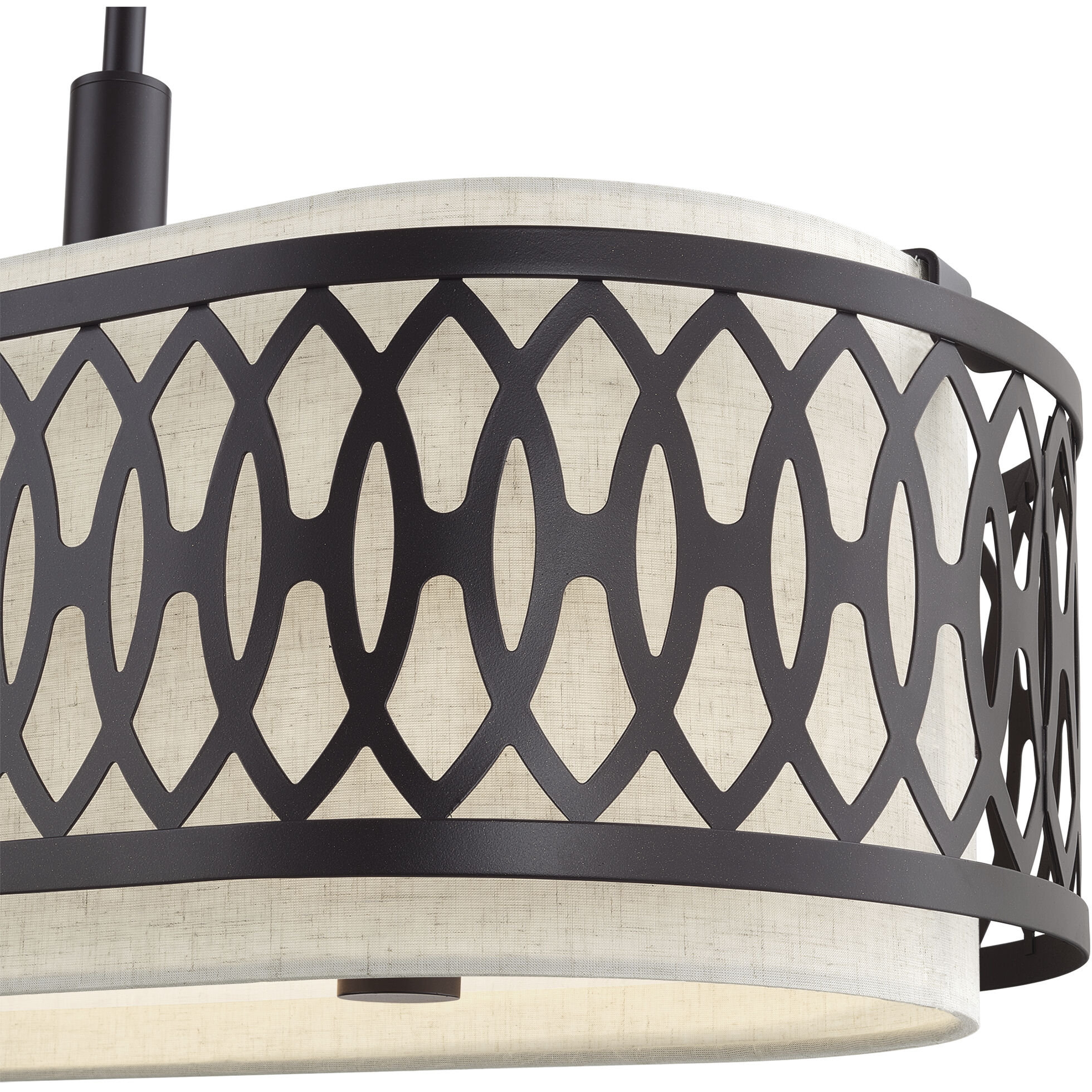 Vistaview 6 Light 42 inch English Bronze Linear Chandelier Ceiling Light