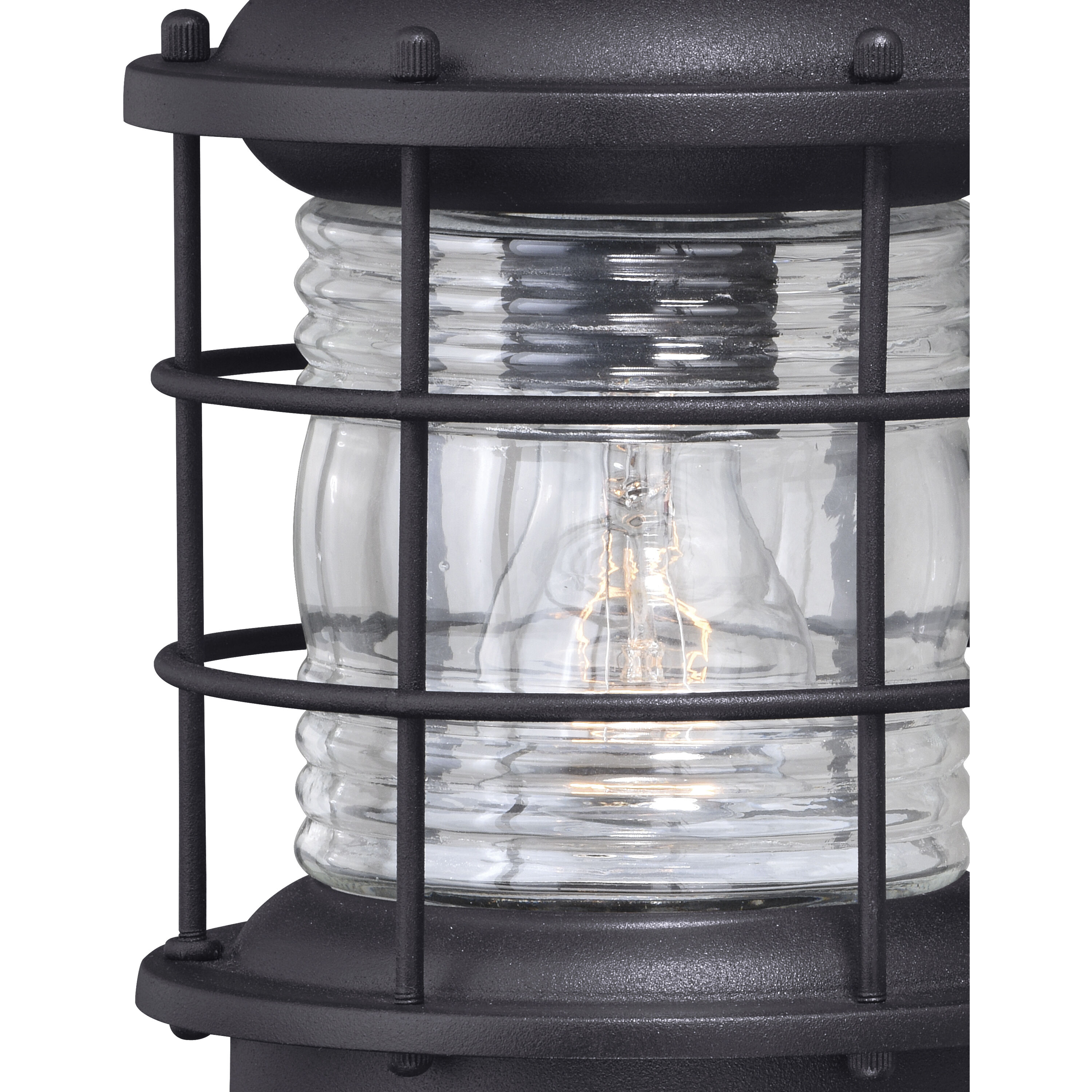 Hyannis Textured Black Outdoor Motion Sensor