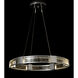 Aura 6 Light 28.9 inch Sterling Pendant Ceiling Light in Seeded Clear