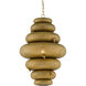 Bee My Honey 1 Light 20.5 inch Antique Brass Chandelier Ceiling Light