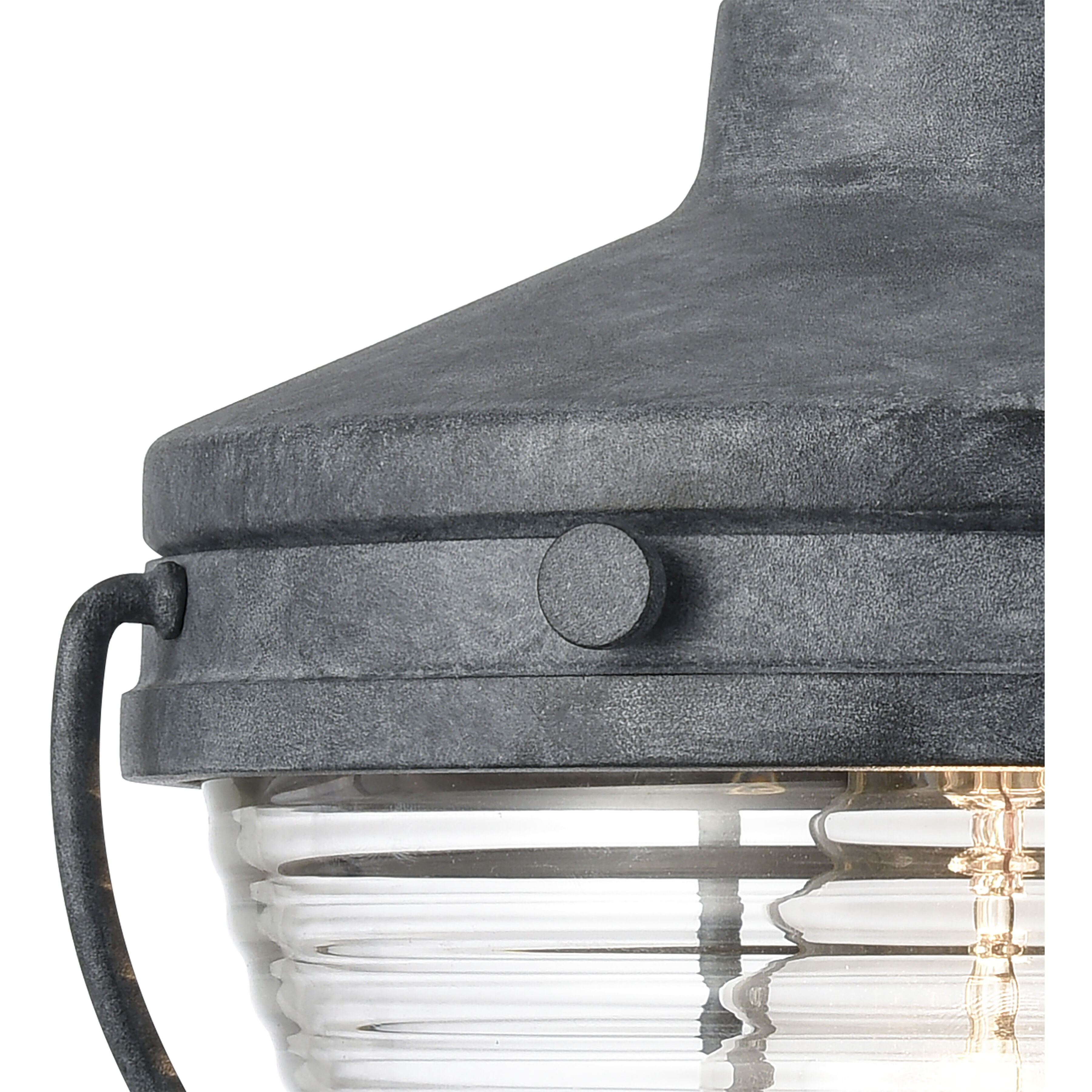 Eastport 1 Light 10 inch Aged Zinc Outdoor Wall Sconce