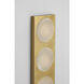 Kelly Wearstler Dichotomy LED 4.5 inch Antique-Burnished Brass ADA Sconce Wall Light