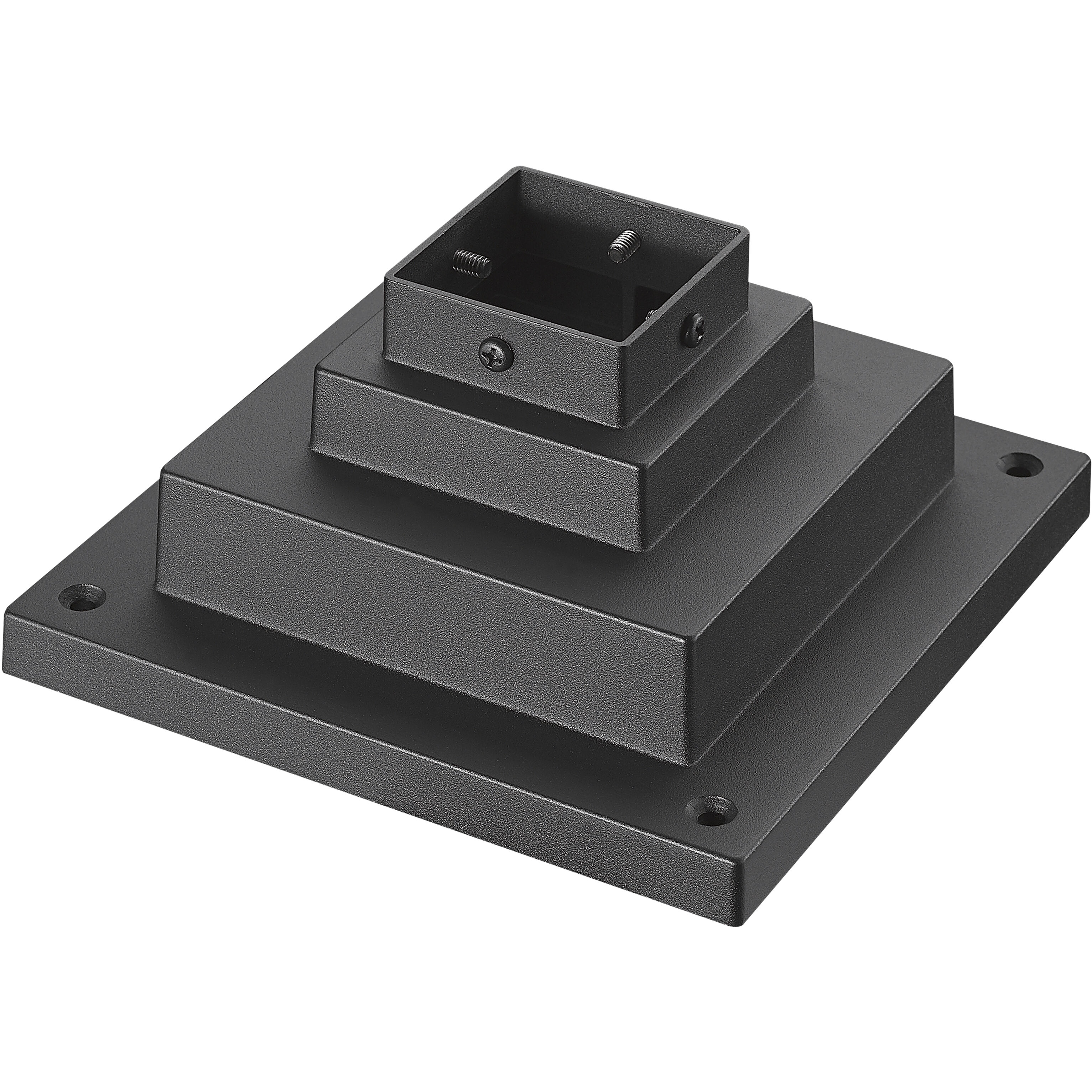 Pier Mounts 9 inch Sand Black Outdoor Posts and Hardware in Soft Sand Black