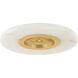 Alto LED 24 inch Aged Brass Semi Flush Ceiling Light