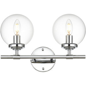 Ingrid 2 Light 15.00 inch Bathroom Vanity Light