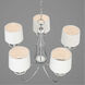 Litchfield 5 Light 25.88 inch Polished Chrome Chandelier Ceiling Light