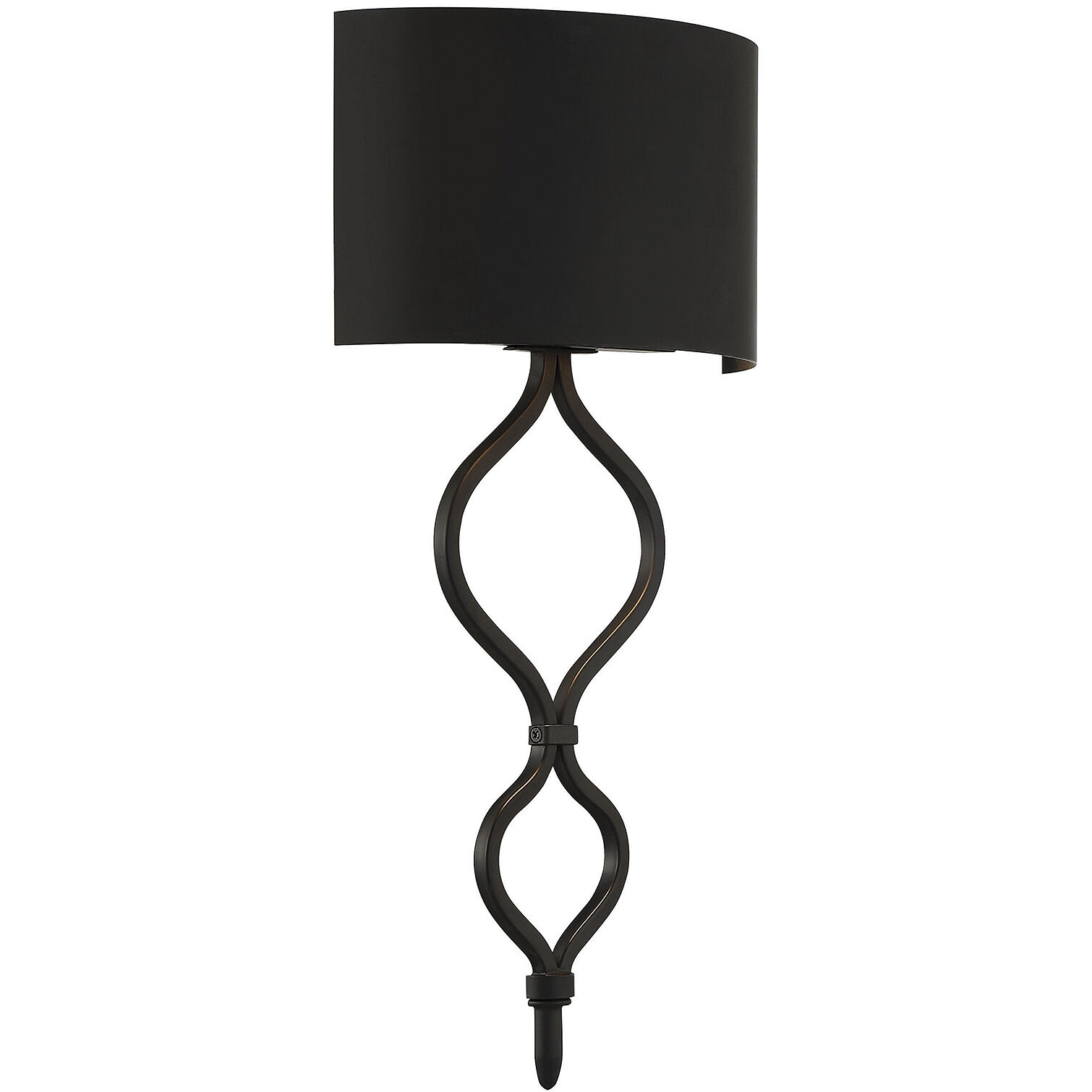 Como LED 11 inch Matte Black ADA Wall Sconce Wall Light, Essentials