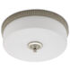 Bryce 1 Light 16 inch Silver Leaf/Frosted Glass Flush Mount Ceiling Light