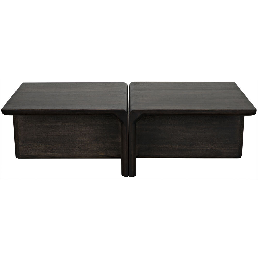 Hagen 60 X 30 inch Ebony Walnut Coffee Table