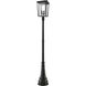 Seoul 3 Light 105.5 inch Oil Rubbed Bronze Outdoor Post Mounted Fixture in 33