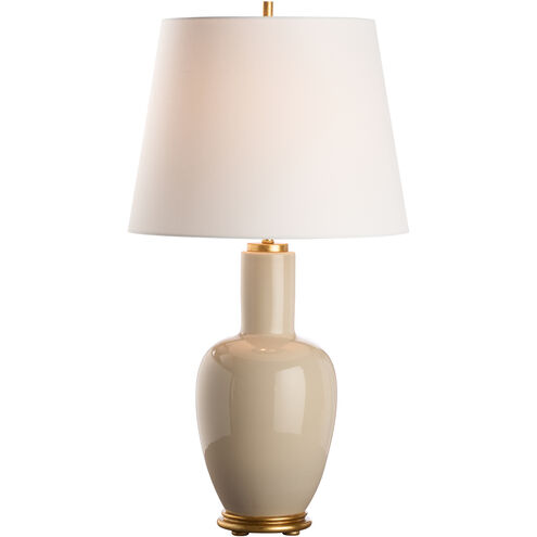 Leigh 21.25 inch 100.00 watt Tan and Gold Table Lamp Portable Light