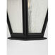 Cardiff 1 Light 17 inch Textured Black Outdoor Wall Lantern, with DURASHIELD, Medium
