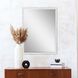 Mirror Collection 39 X 27 inch White Wall Mirror