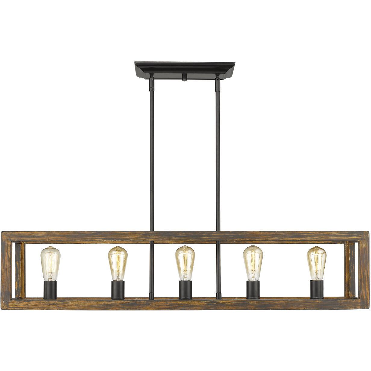 Sutton Island Light Ceiling Light in Matte Black