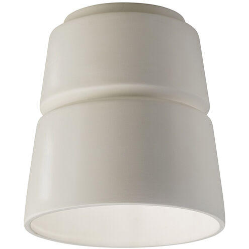 Radiance Collection LED 7.5 inch Carrara Marble Outdoor Flush-Mount