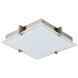 Matrix LED 12.2 inch Brushed Nickel Flush Mount Ceiling Light