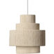 Filament 1 Light 15 inch Off White Pendant Ceiling Light