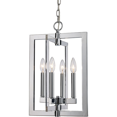 Darby 4 Light 12 inch Polished Chrome Pendant Ceiling Light
