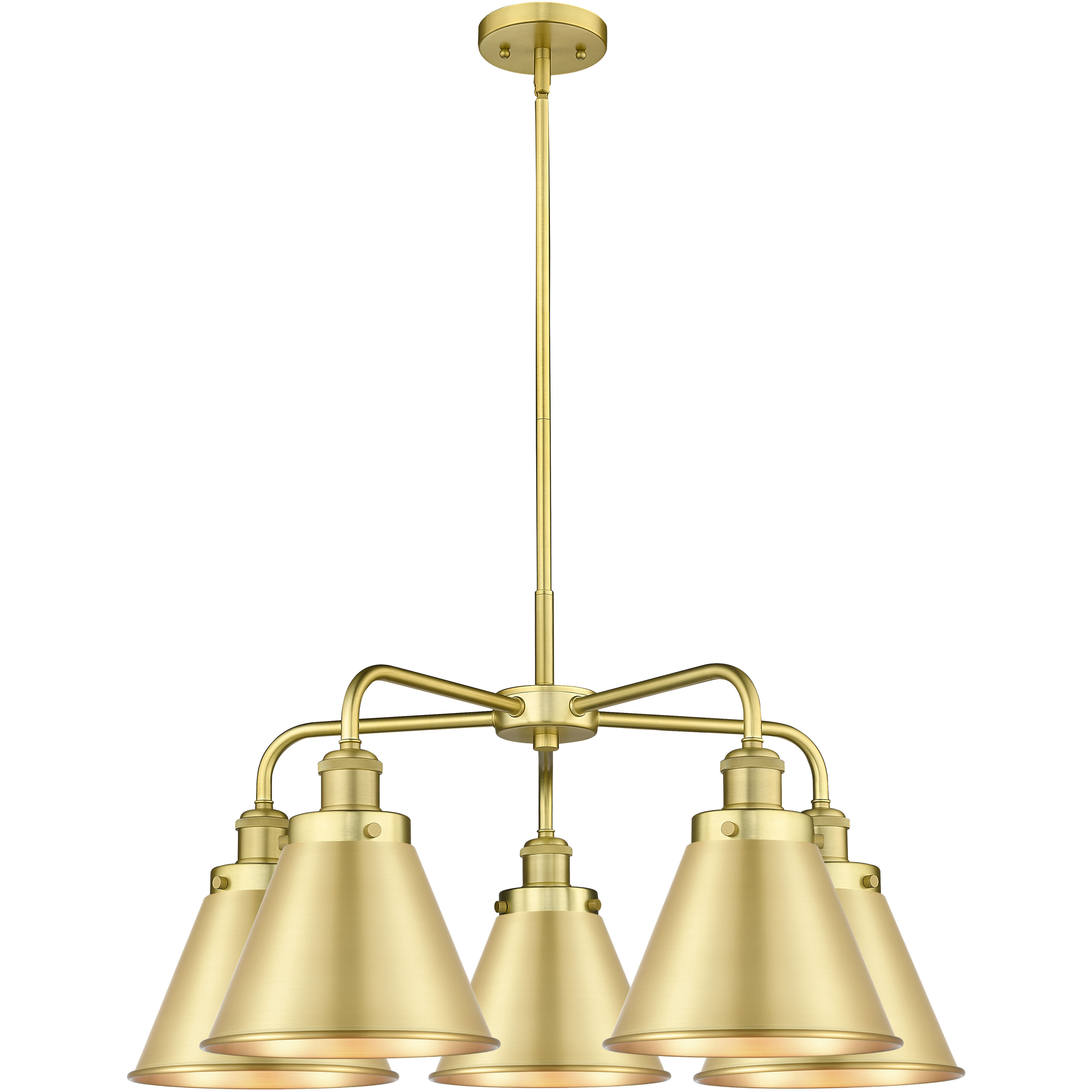Ballston Urban 5 Light 26.00 inch Chandelier
