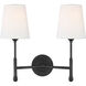 TOB by Thomas O'Brien Capri 2 Light 16 inch Aged Iron Wall Sconce Wall Light