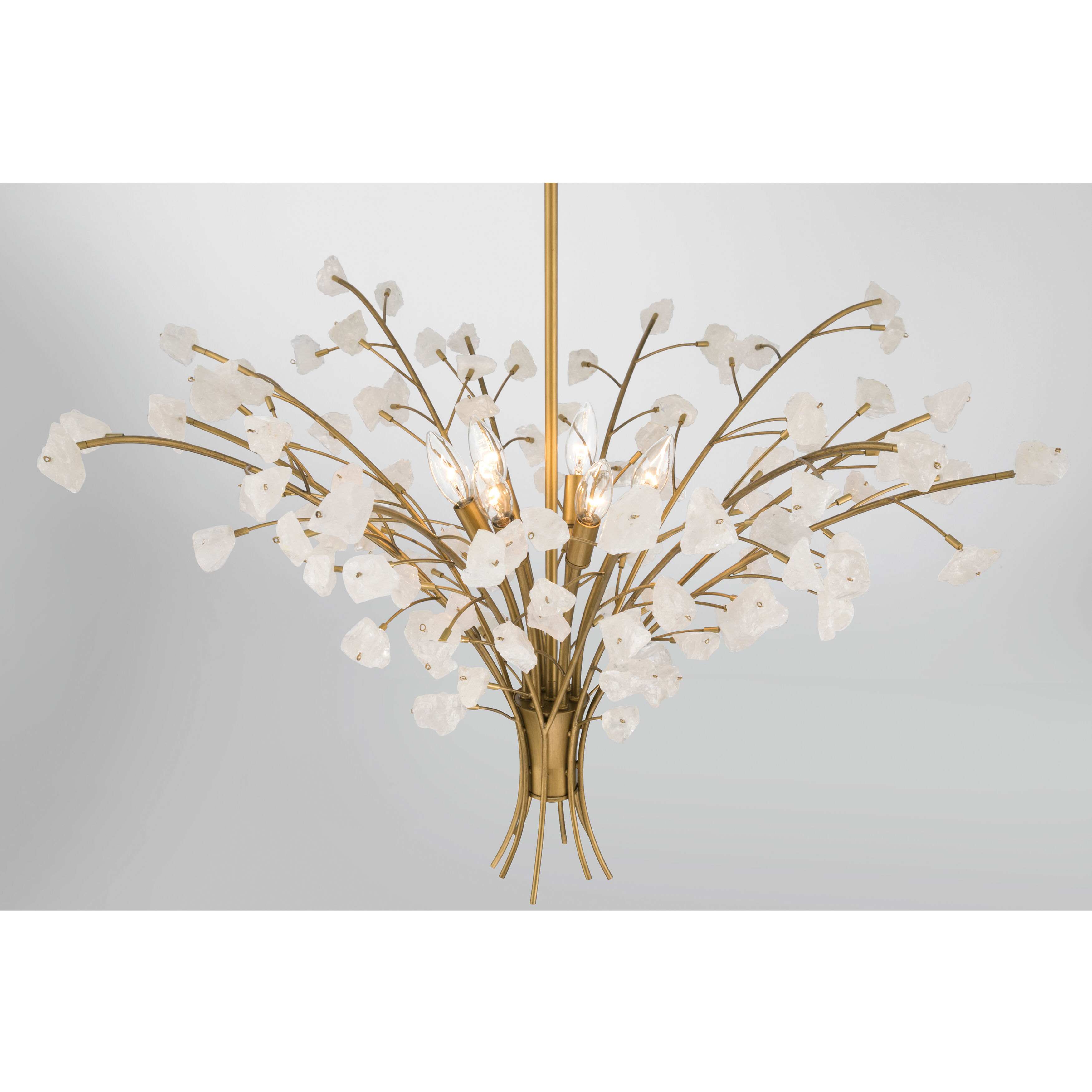 Ramus 6 Light 36 inch Painted Legacy Brass Chandelier Ceiling Light