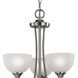 Bristol Lane 15 Light 45 inch Brushed Nickel Chandelier Ceiling Light