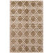 Vanderbilt 96 X 60 inch Dark Brown, Taupe Rug