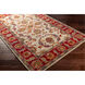 Caesar 36 X 24 inch Dark Red/Teal/Khaki/Mustard/Burnt Orange Rugs, Rectangle