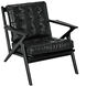 Lauda Charcoal Black Occasional Chair