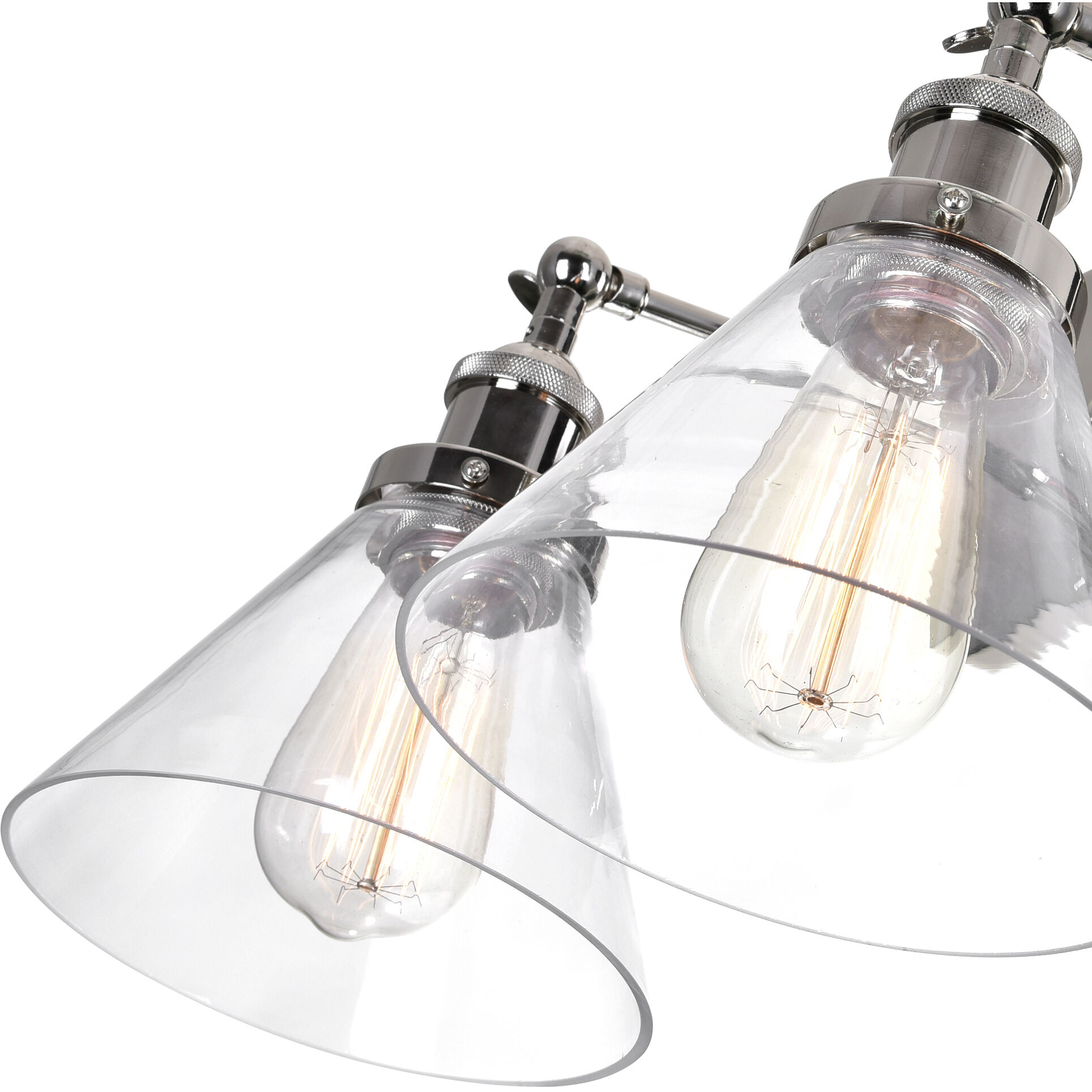 Eustis 3 Light 24 inch Polished Nickel Wall Light