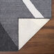 Kali 90 X 63 inch Black/White/Grey Rug in 5 x 7