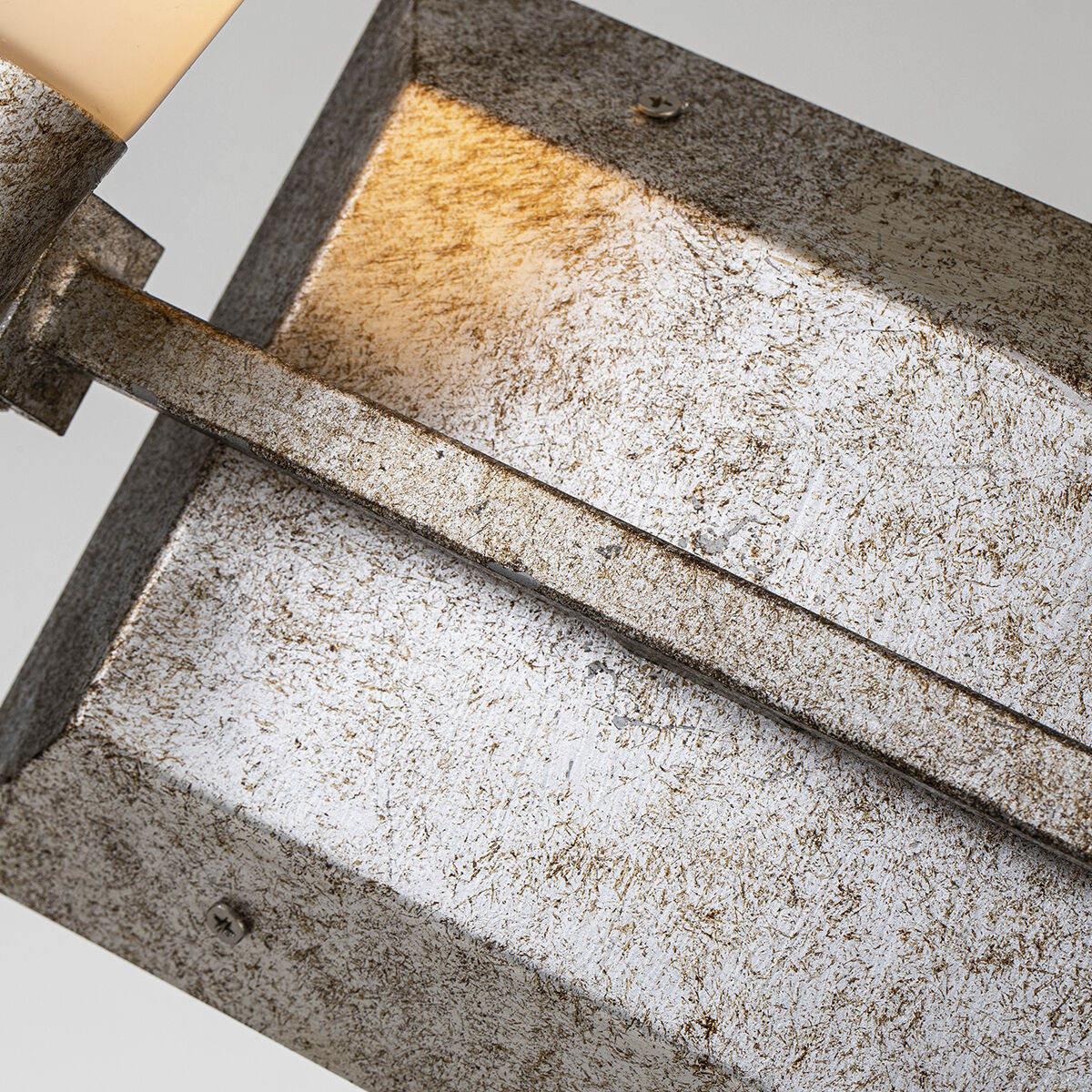 Lemuria 2 Light 14 inch Silver Leaf Bath Bar Wall Light