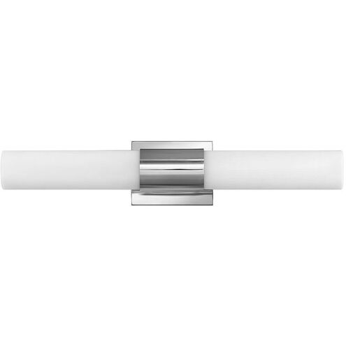 Portia LED 25 inch Polished Nickel Vanity Light Wall Light, Vertical