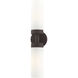 Aero 2 Light 19 inch Bronze ADA Vanity Sconce Wall Light